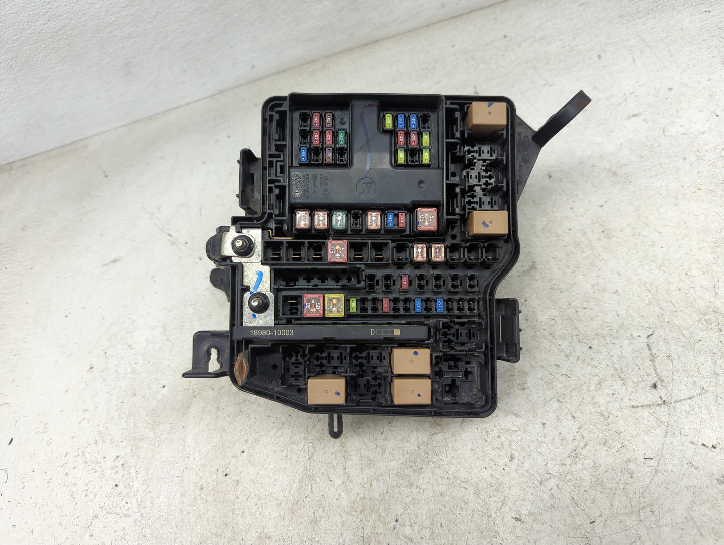 2022 Hyundai Santa Cruz Fusebox Fuse Box Panel Relay Module P/N:919A5-N9000 18980-10003 Fits OEM Used Auto Parts - Oemusedau