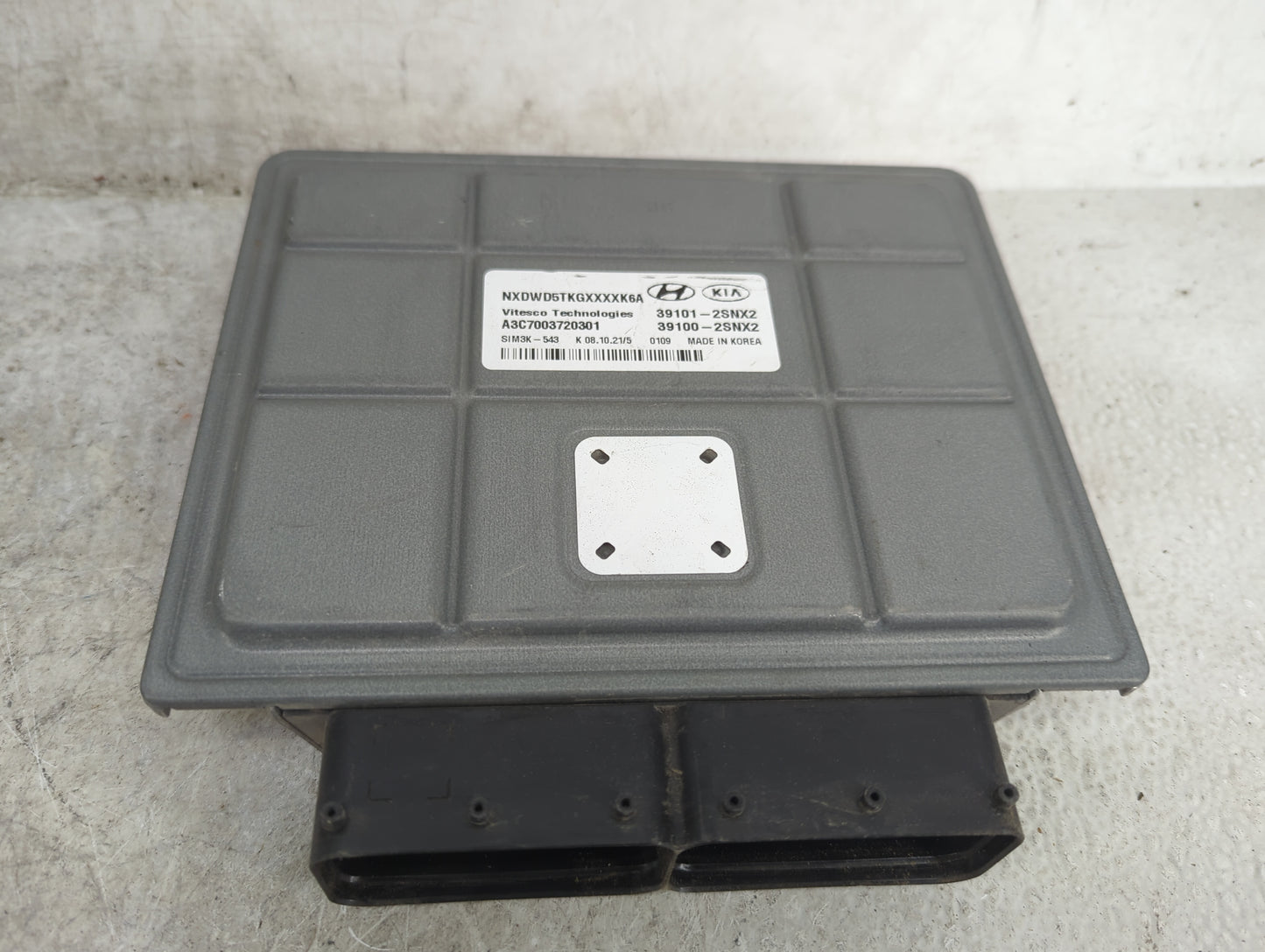 2022 Hyundai Santa Cruz PCM Engine Control Computer ECU ECM PCU OEM P/N:39101-2SNX2 39100-2SNX2, A3C7003720301, SIM3K-543 Fi