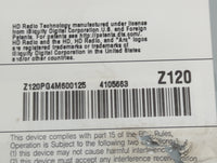 2022 Hyundai Santa Cruz Radio AM FM Cd Player Receiver Replacement P/N:Z120PG4M600125 4105663 Fits OEM Used Auto Parts - Oem