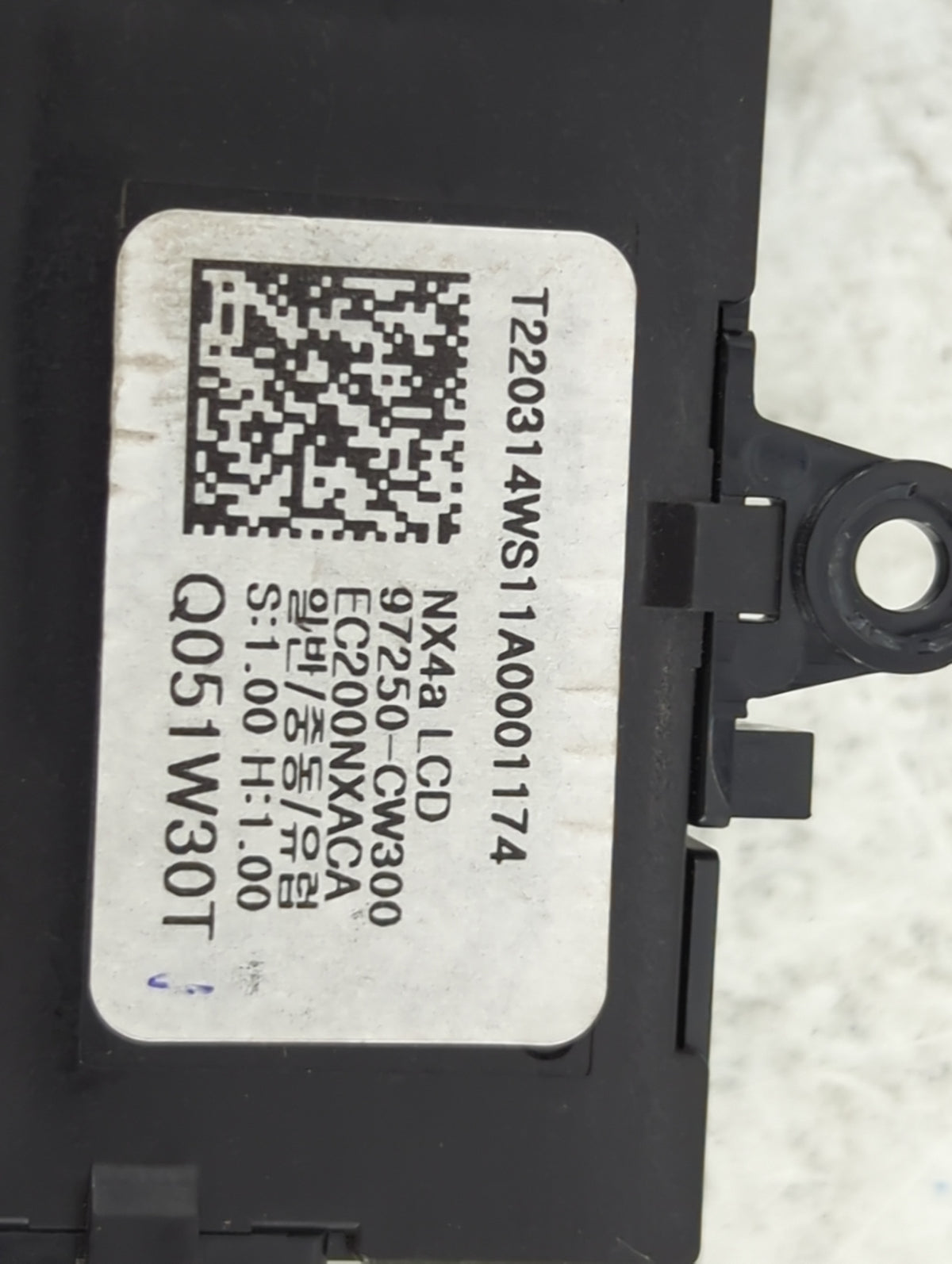 2022 Hyundai Santa Cruz Climate Control Module Temperature AC/Heater Replacement P/N:97250-CW300 EC200NXACA Fits OEM Used Au
