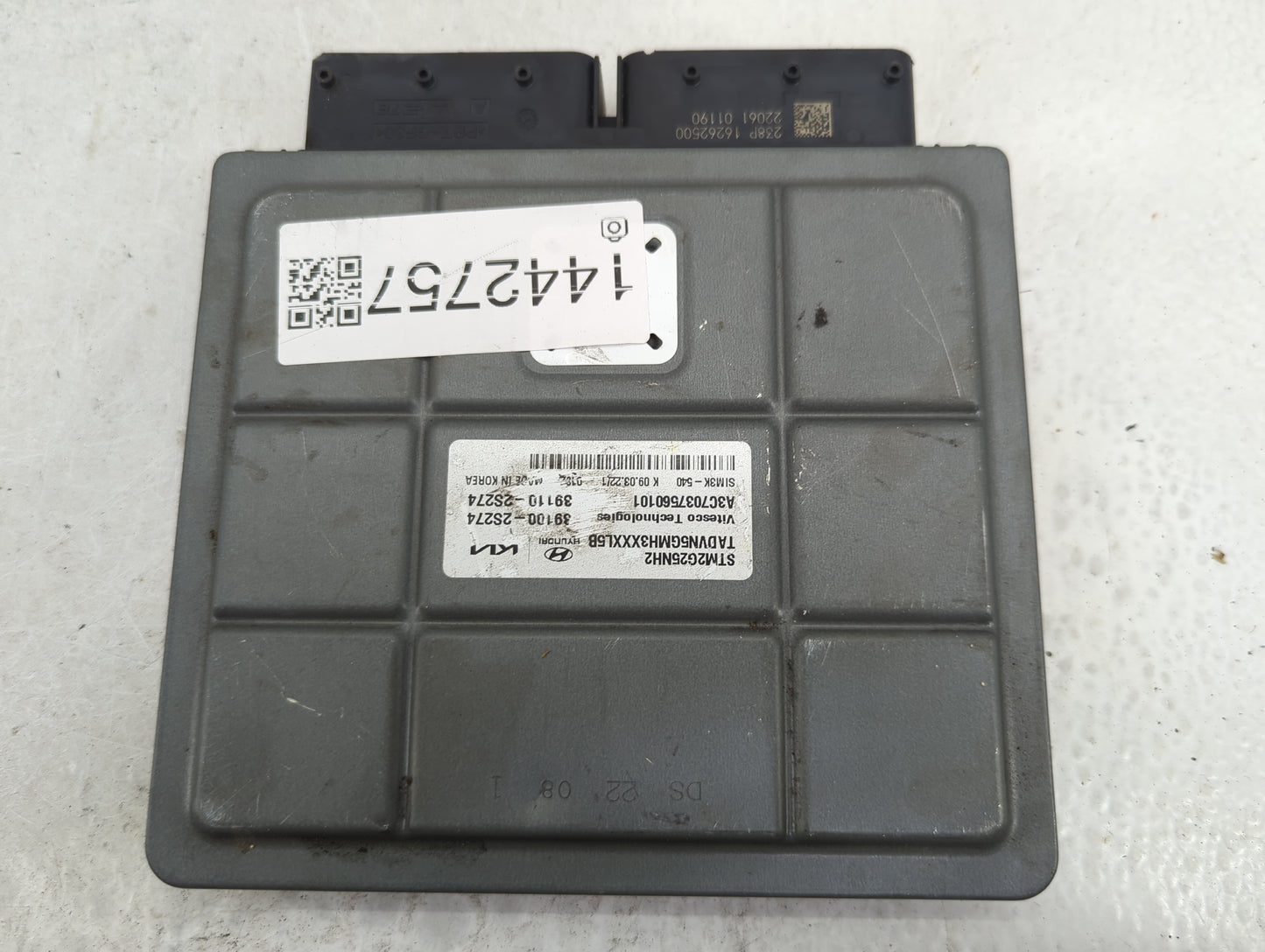 2021 Hyundai Santa Fe PCM Engine Control Computer ECU ECM PCU OEM P/N:39100-2S274 39110-2S274, STM2G25NH2, TADVN5GMH3XXXL5B 