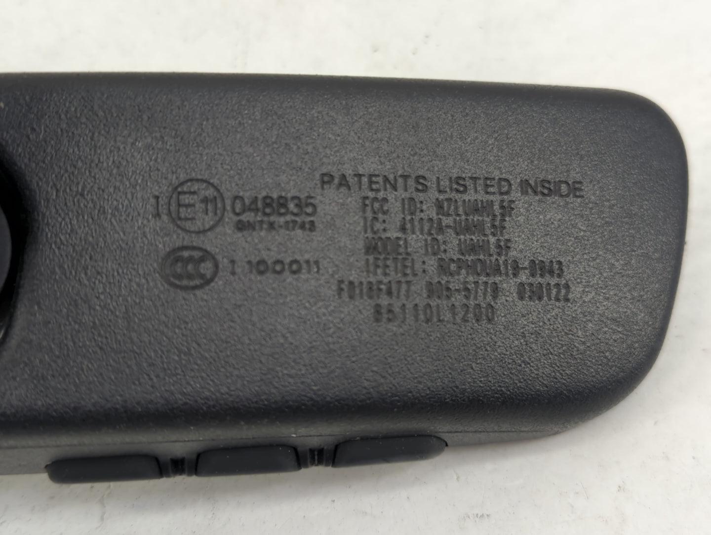 2021 Hyundai Santa Fe Interior Rear View Mirror Replacement OEM P/N:NZLUAHL5F 4112A-UAHL5F, UAHL5F, 048835 Fits Fits 2020 20