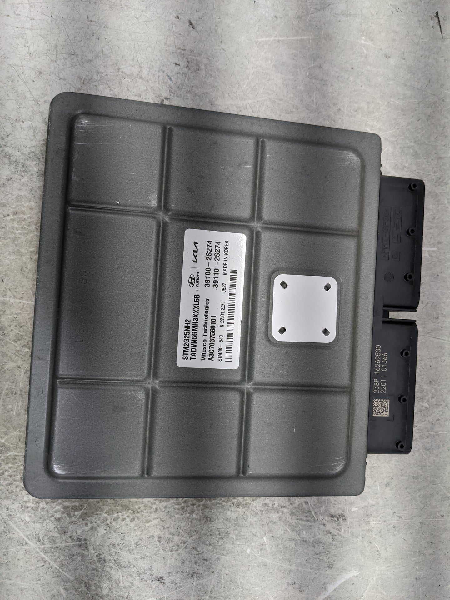 2022 Hyundai Santa Fe PCM Engine Control Computer ECU ECM PCU OEM P/N:39100-2S274 39110-2S274, STM2G25NH2, TADVN5GMH3XXXL5B 