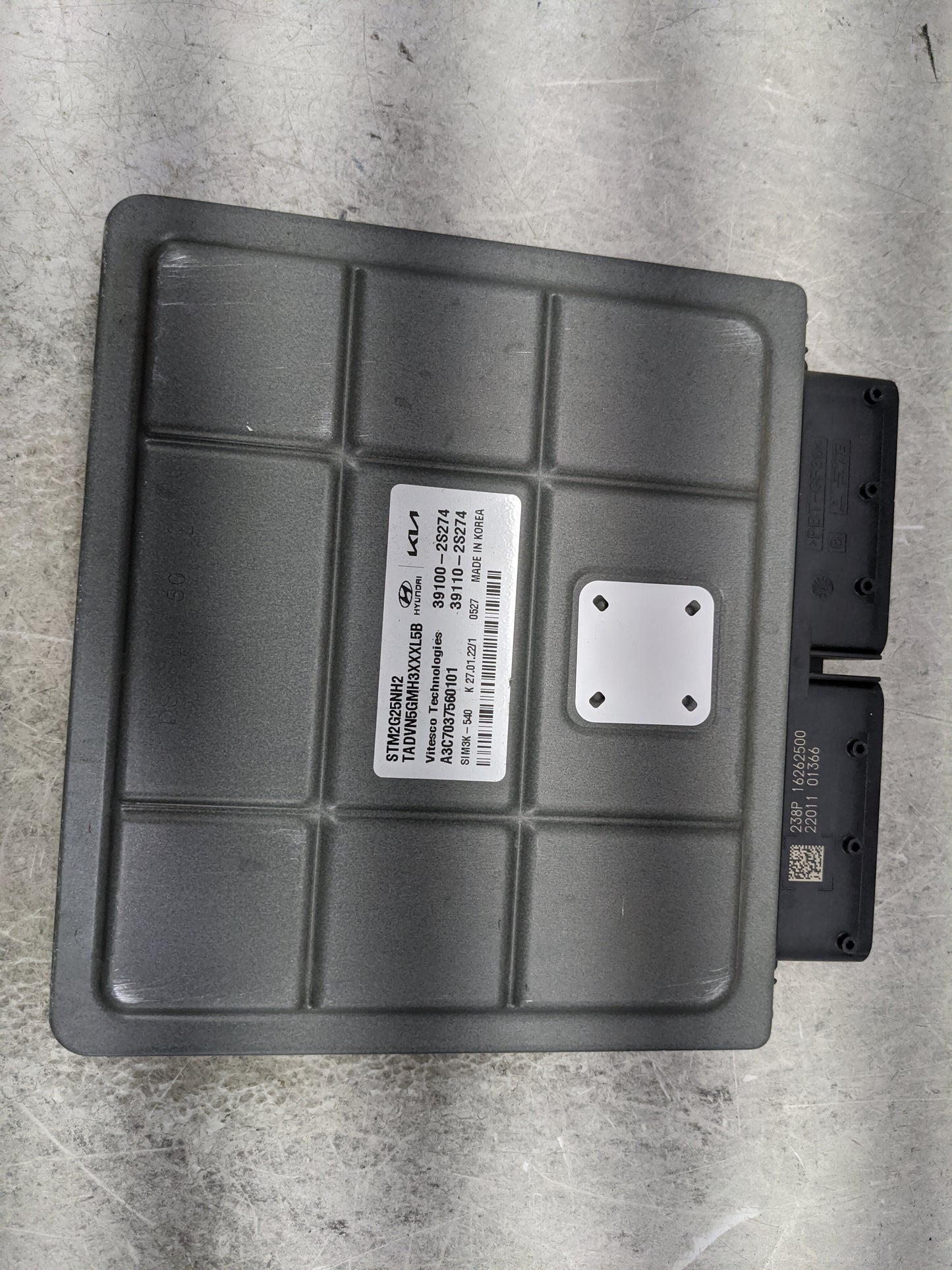 2022 Hyundai Santa Fe PCM Engine Control Computer ECU ECM PCU OEM P/N:39100-2S274 39110-2S274, STM2G25NH2, TADVN5GMH3XXXL5B 