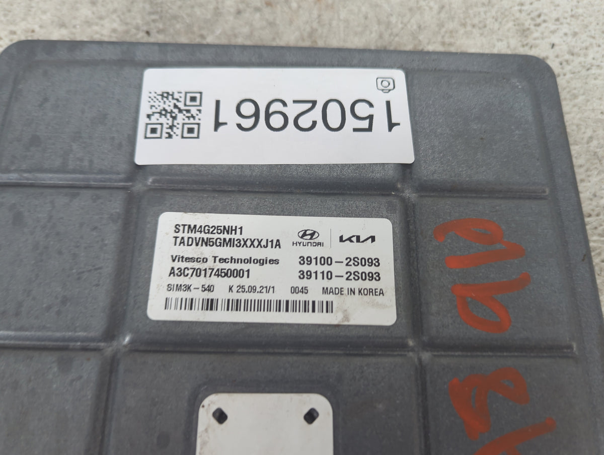 2021 Hyundai Santa Fe PCM Engine Control Computer ECU ECM PCU OEM P/N:39100-2S093 39110-2S093, STM4G25NH1, TADVN5GMI3XXXJ1A 