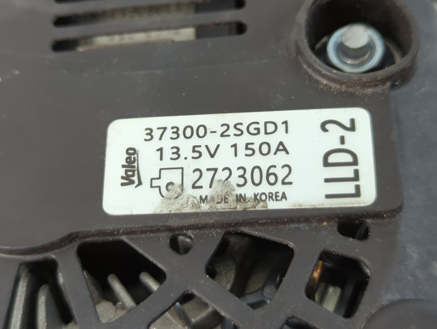 2021 Hyundai Santa Fe Alternator Replacement Generator Charging Assembly Engine OEM P/N:37300-2SGD1 Fits Fits 2020 2022 2023
