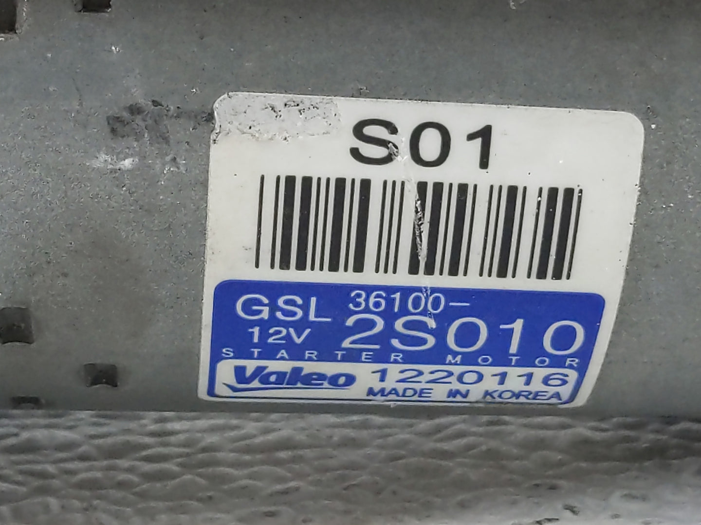 2020-2023 Hyundai Sonata Car Starter Motor Solenoid OEM P/N:36100-2S010 Fits Fits 2020 2021 2022 2023 OEM Used Auto Parts - 