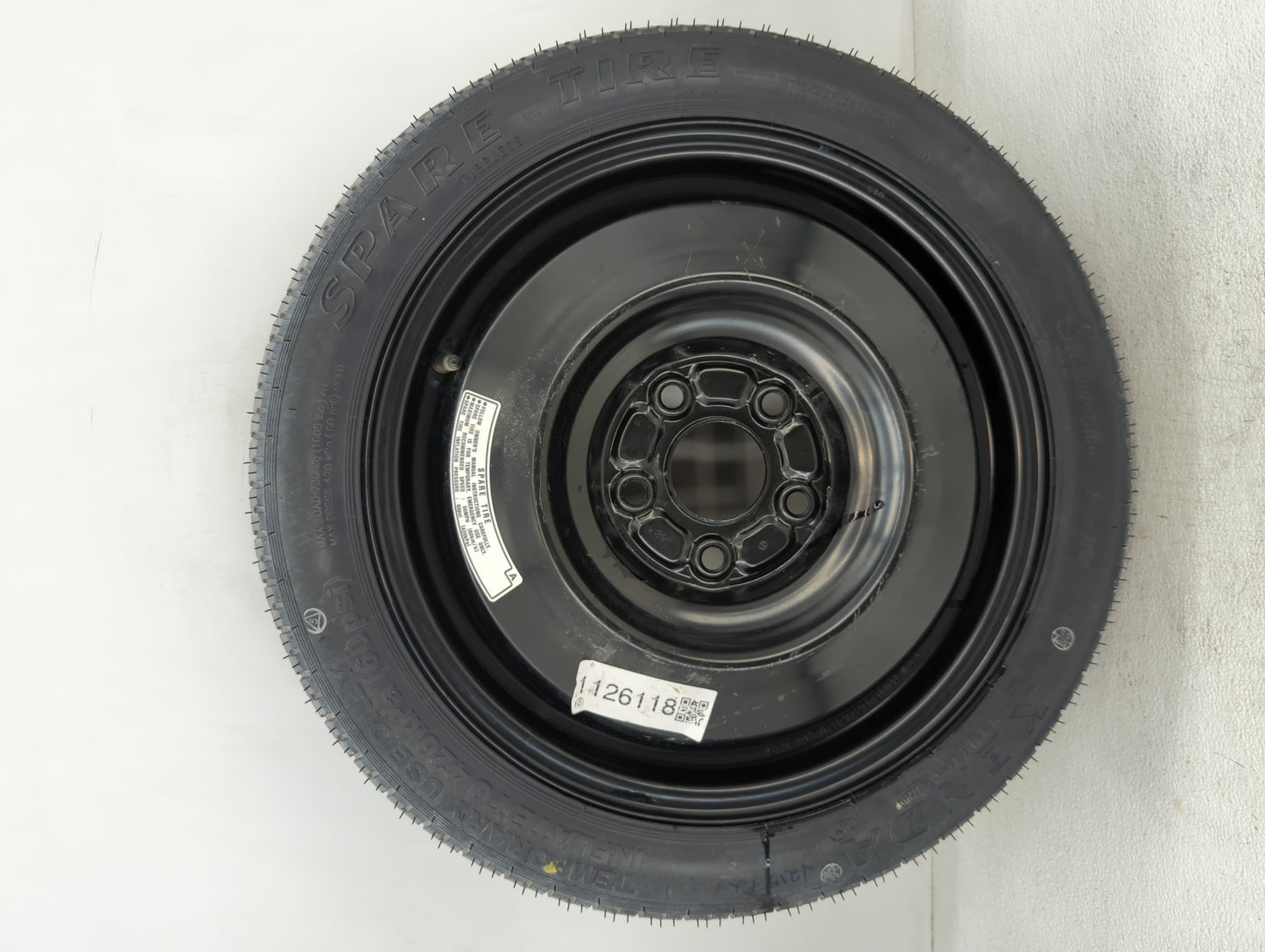 2015-2022 Hyundai Sonata Spare Donut Tire Wheel Rim Oem - Oemusedautoparts1.com