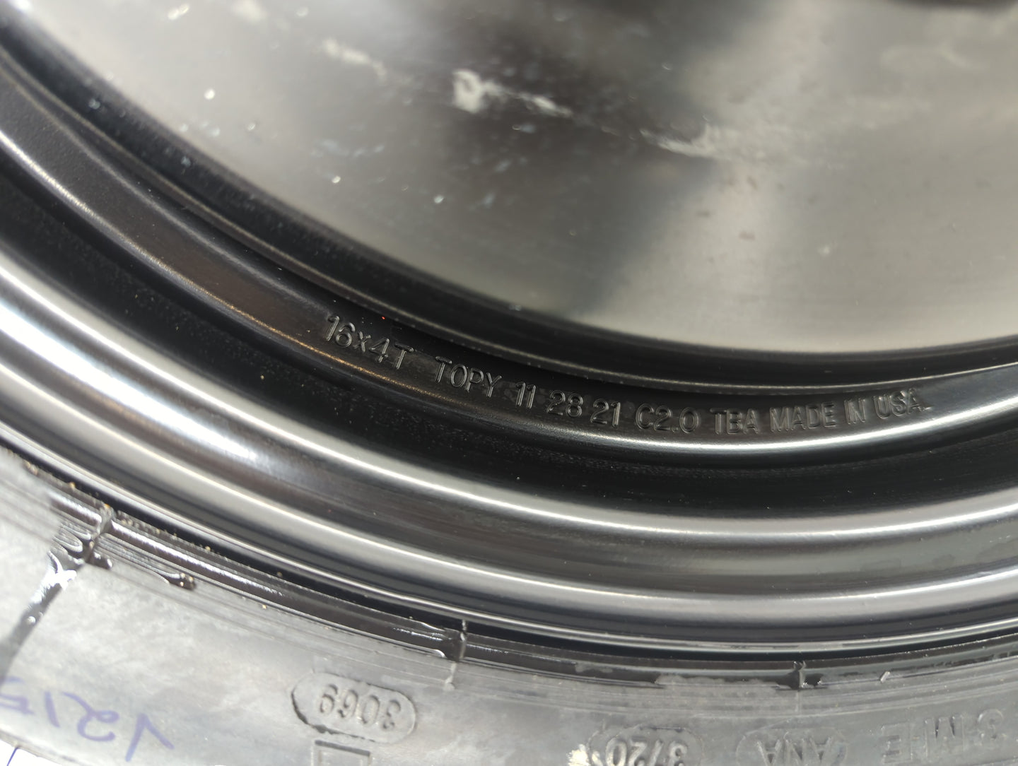 2015-2022 Hyundai Sonata Spare Donut Tire Wheel Rim Oem - Oemusedautoparts1.com