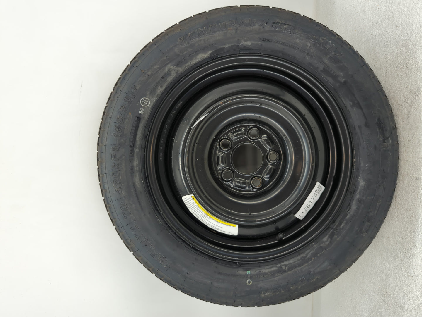 2015-2022 Hyundai Sonata Spare Donut Tire Wheel Rim Oem - Oemusedautoparts1.com