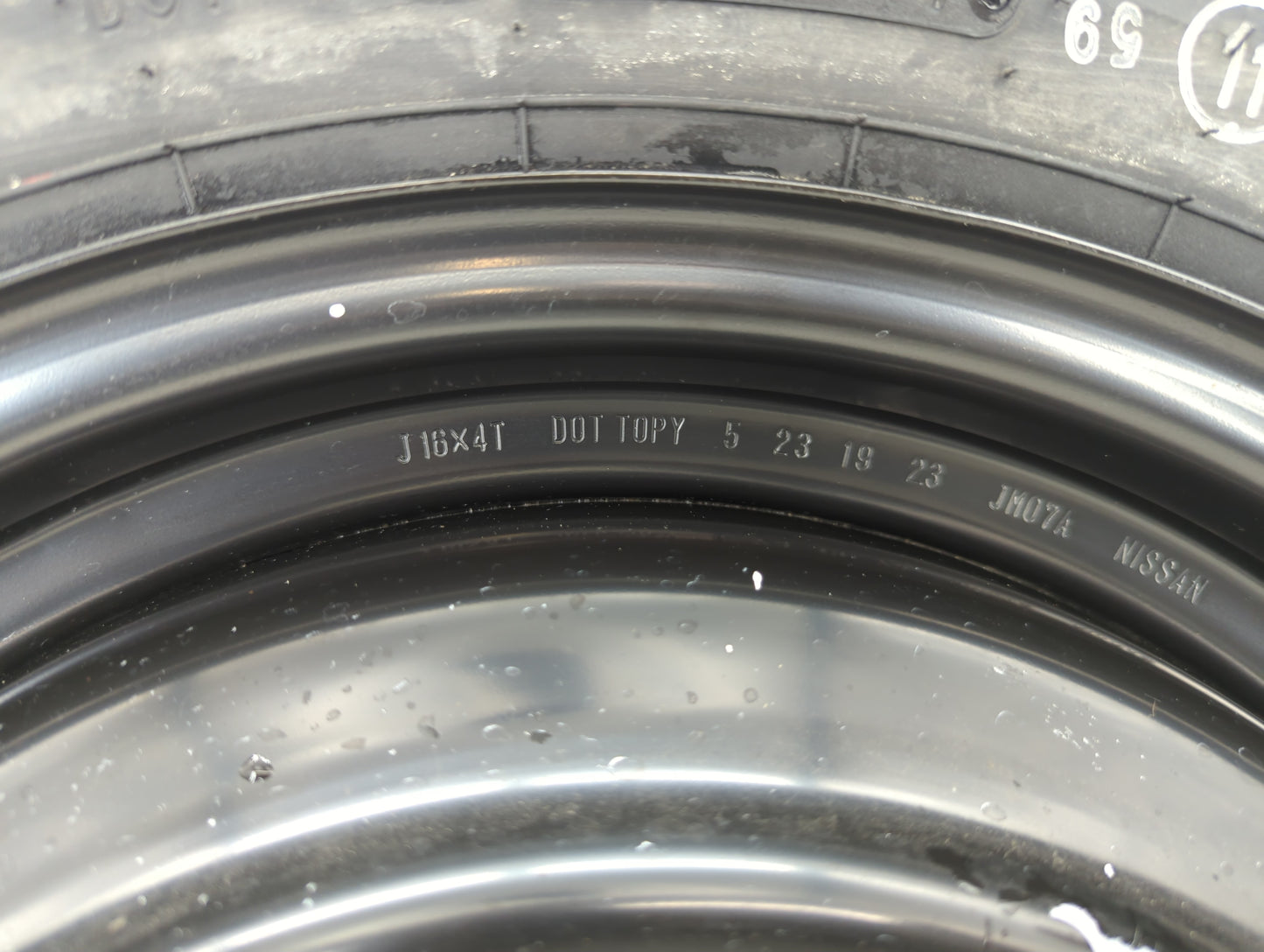 2015-2022 Hyundai Sonata Spare Donut Tire Wheel Rim Oem - Oemusedautoparts1.com