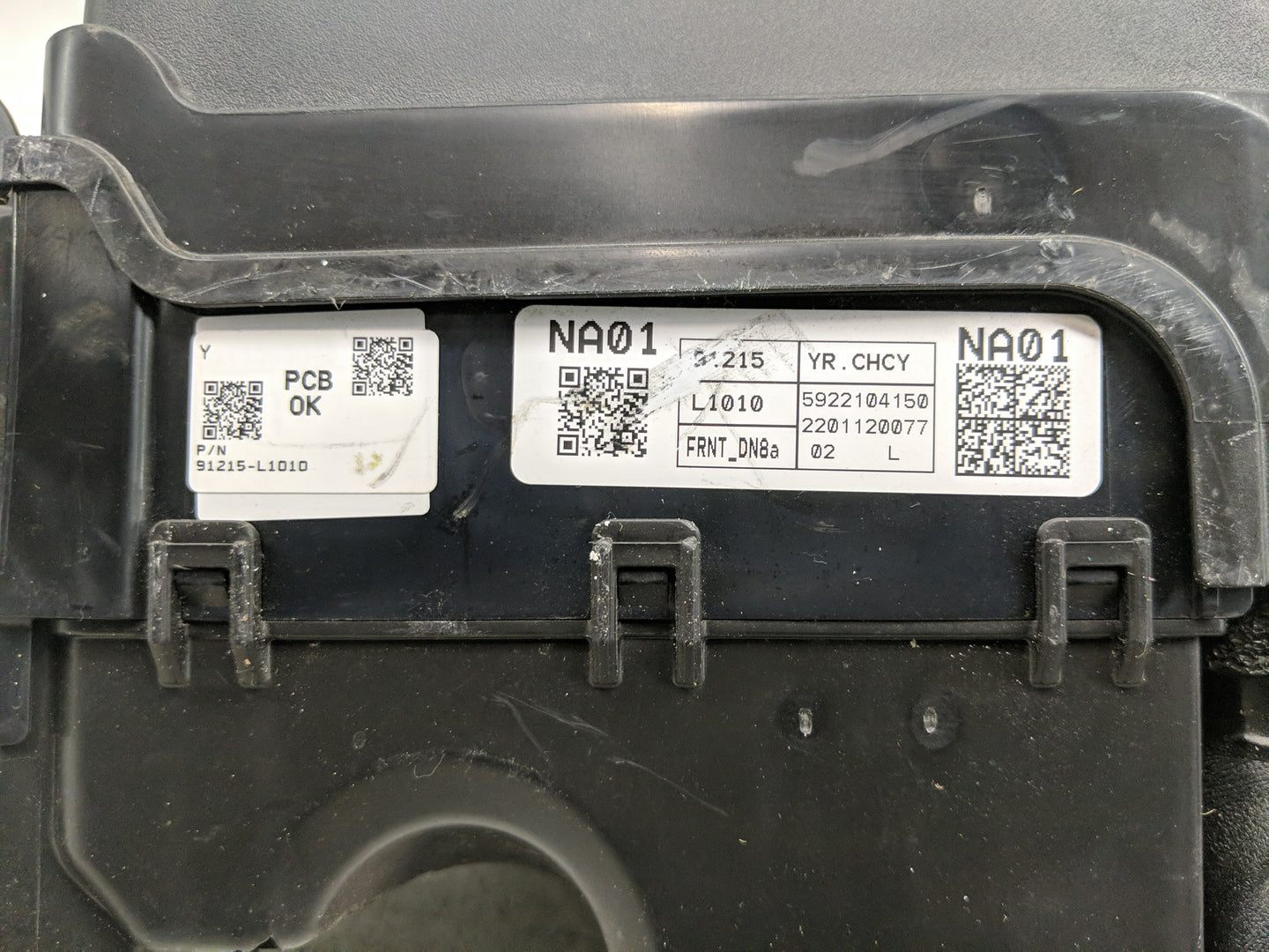 2020-2023 Hyundai Sonata Fusebox Fuse Box Panel Relay Module P/N:91215-L1010 Fits Fits 2020 2021 2022 2023 OEM Used Auto Par