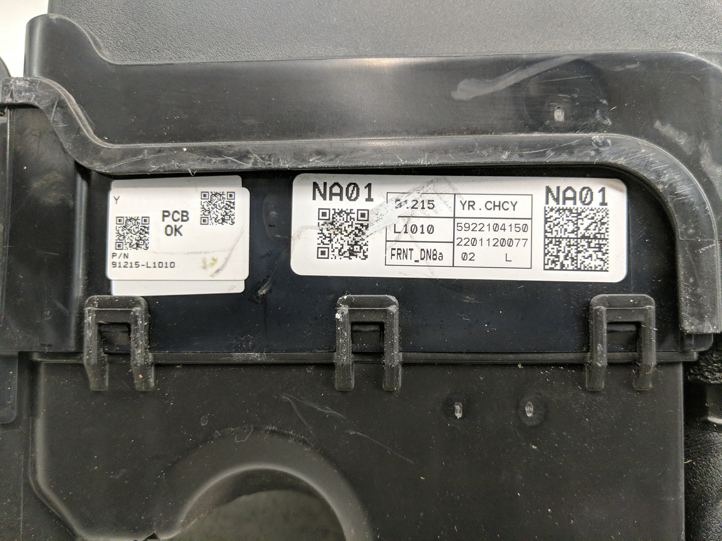 2020-2023 Hyundai Sonata Fusebox Fuse Box Panel Relay Module P/N:91215-L1010 Fits Fits 2020 2021 2022 2023 OEM Used Auto Par