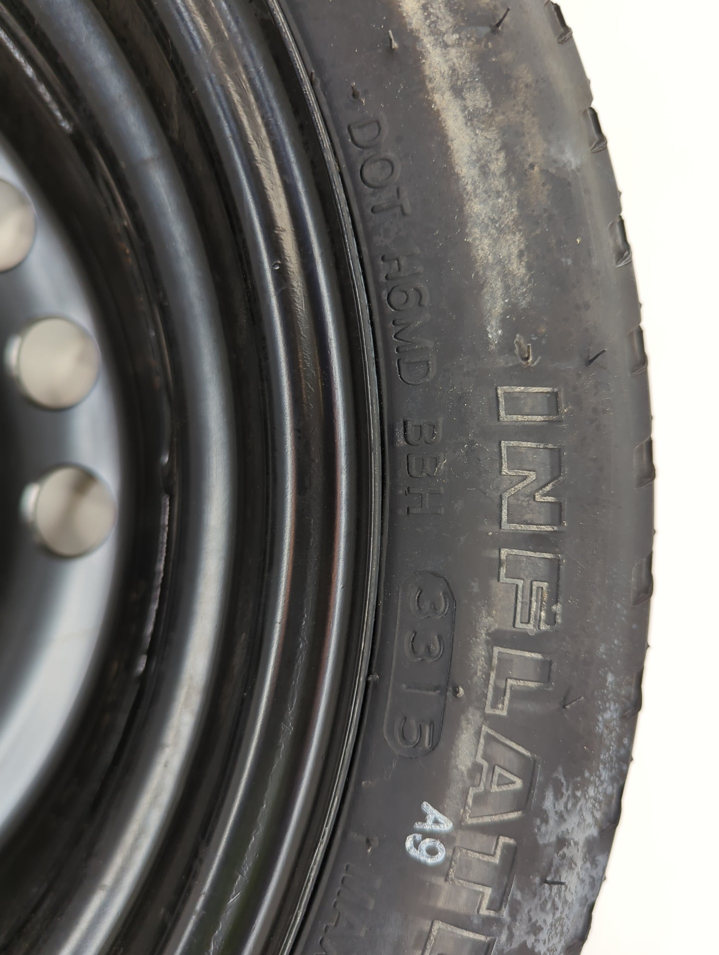 2015-2022 Hyundai Sonata Spare Donut Tire Wheel Rim Oem - Oemusedautoparts1.com