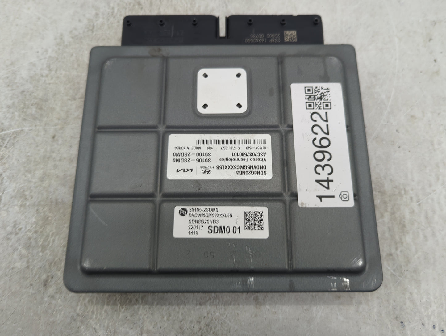 2022 Hyundai Sonata PCM Engine Control Computer ECU ECM PCU OEM P/N:39105-2SDM0 39100-2SDM0, SDN8G25NB3, DNDVN5GMC3XXXL5B Fi