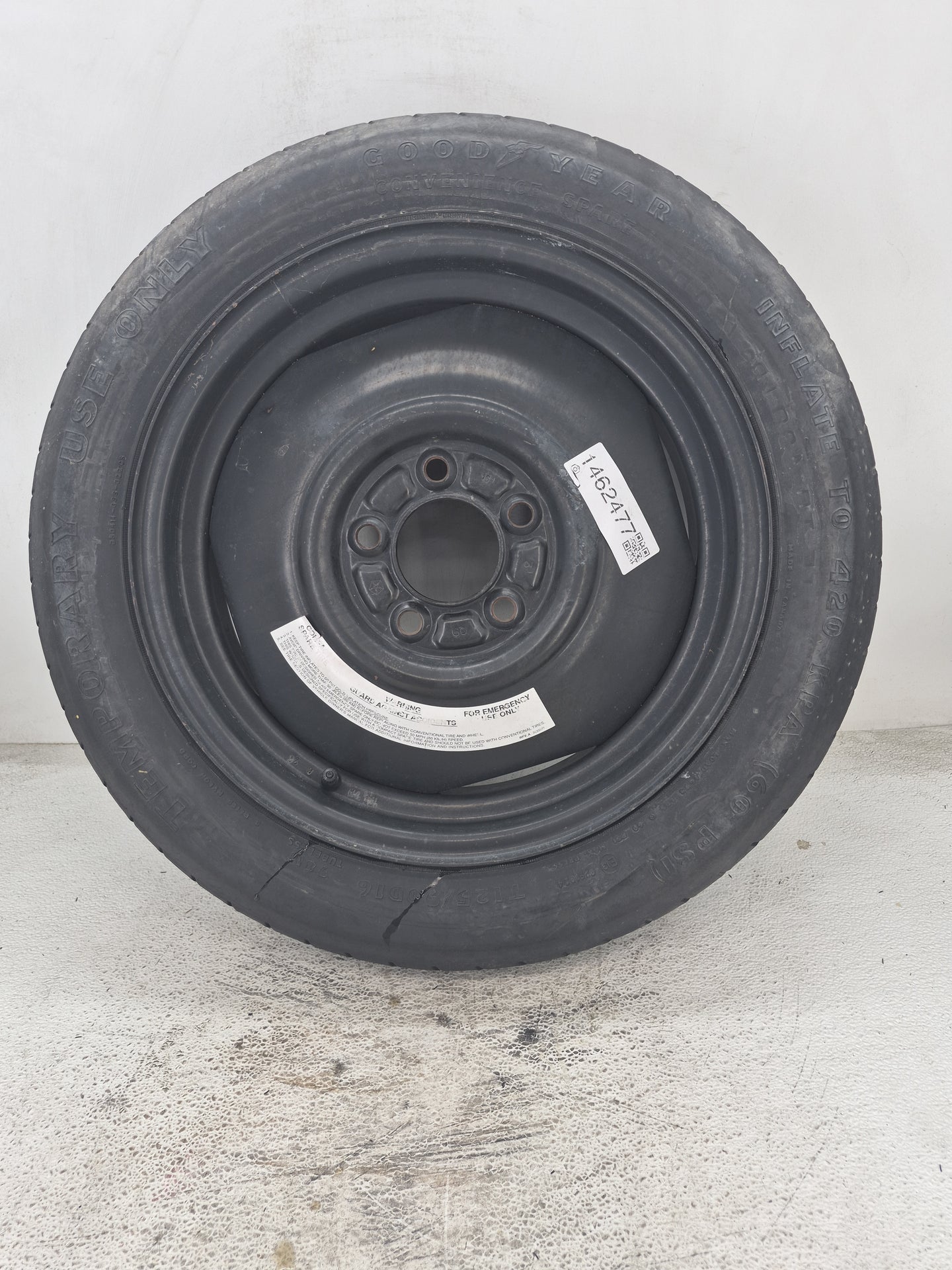 2015-2022 Hyundai Sonata Spare Donut Tire Wheel Rim Oem 1462477 - Oemusedautoparts1.com
