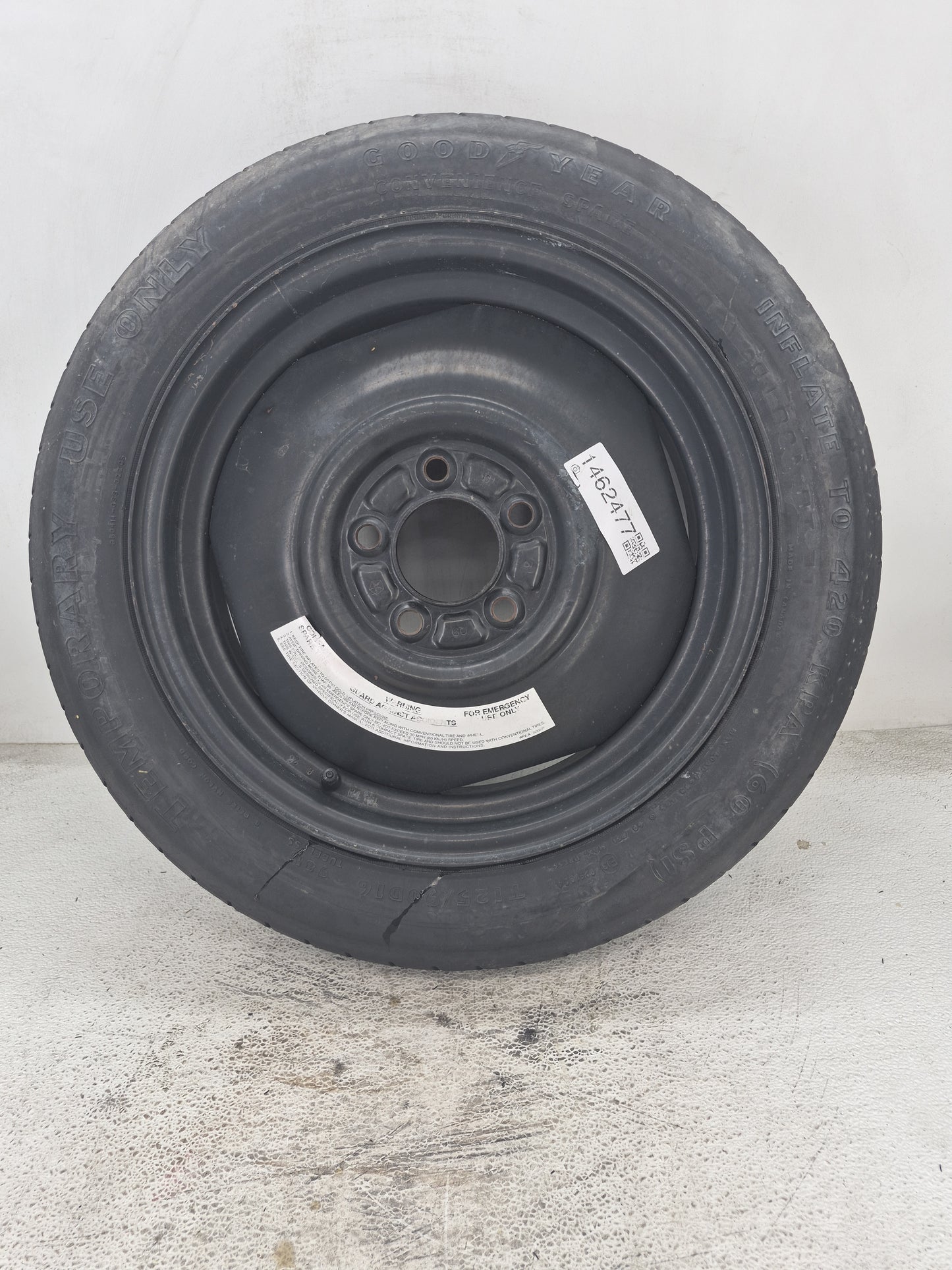 2015-2022 Hyundai Sonata Spare Donut Tire Wheel Rim Oem 1462477 - Oemusedautoparts1.com