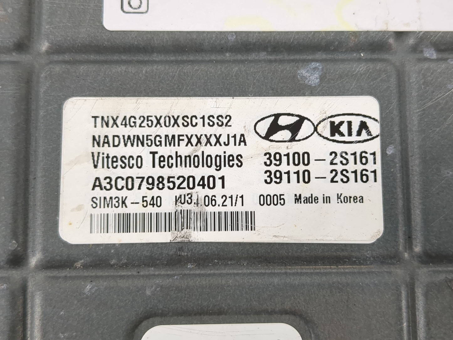 2022 Hyundai Tucson PCM Engine Control Computer ECU ECM PCU OEM P/N:39100-2S161 Fits OEM Used Auto Parts - Oemusedautoparts1