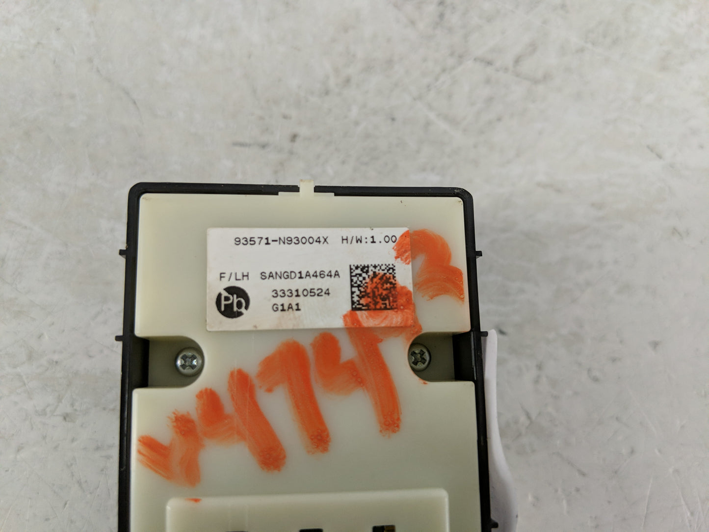 2022 Hyundai Tucson Master Power Window Switch Replacement Driver Side Left P/N:93571-N93004X Fits OEM Used Auto Parts - Oem