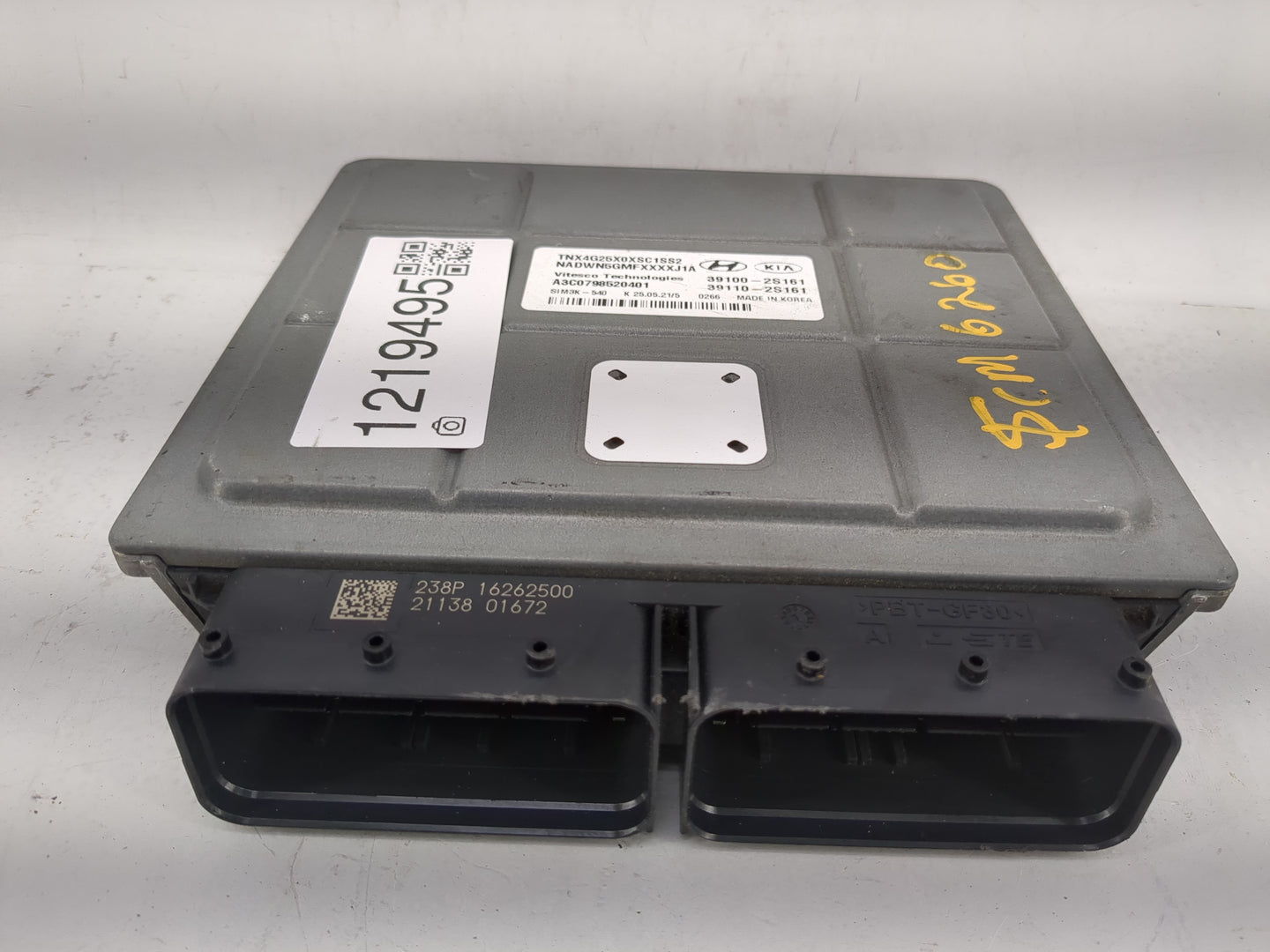 2022 Hyundai Tucson PCM Engine Control Computer ECU ECM PCU OEM P/N:39110-2S161 39100-2S161 Fits OEM Used Auto Parts - Oemus