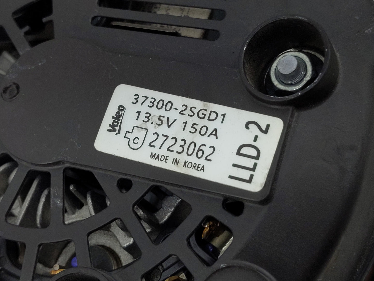 2022 Hyundai Tucson Alternator Replacement Generator Charging Assembly Engine OEM P/N:2723062 37300-22GD1 Fits Fits 2020 202