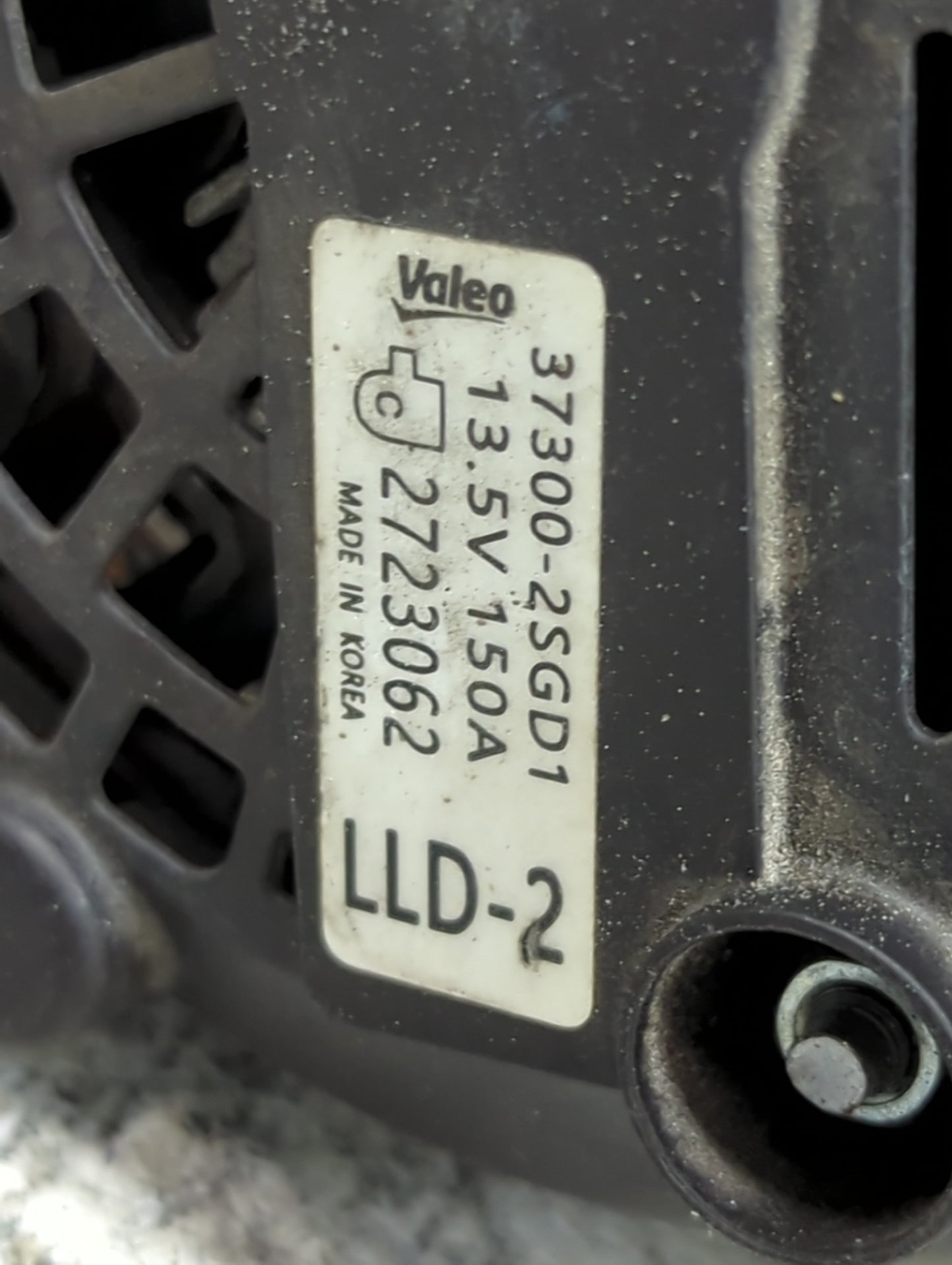2022 Hyundai Tucson Alternator Replacement Generator Charging Assembly Engine OEM P/N:2723062 37300-2SGD1 Fits Fits 2020 202