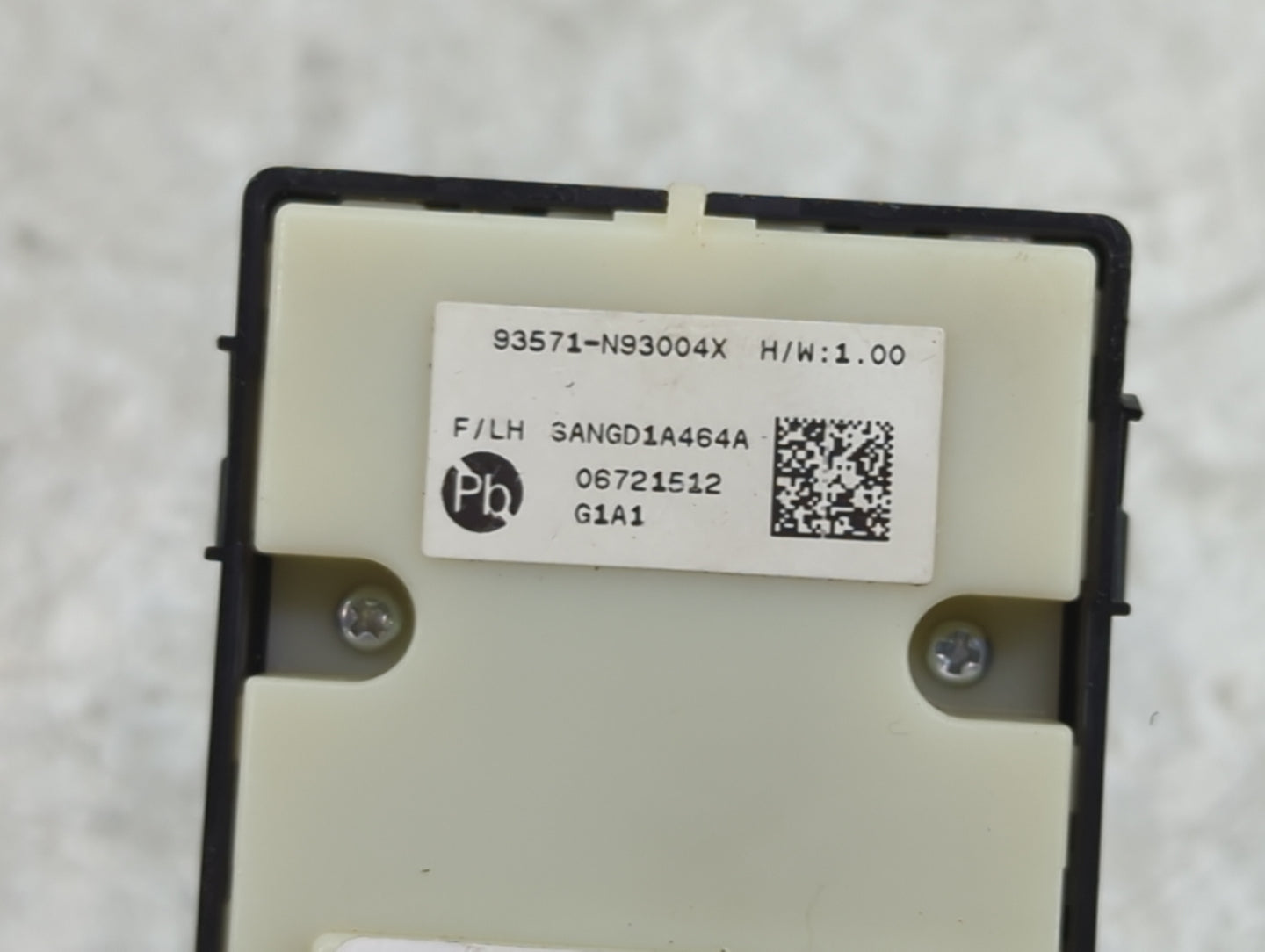 2022 Hyundai Tucson Master Power Window Switch Replacement Driver Side Left P/N:93571-N93004X SANGD1A464A Fits OEM Used Auto