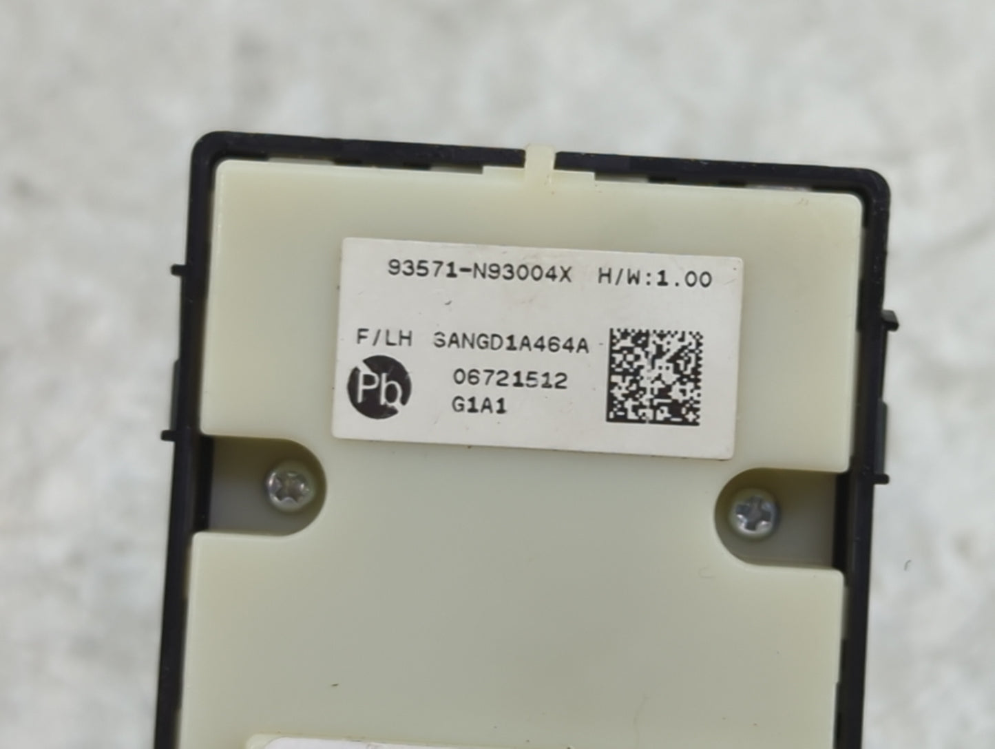 2022 Hyundai Tucson Master Power Window Switch Replacement Driver Side Left P/N:93571-N93004X SANGD1A464A Fits OEM Used Auto