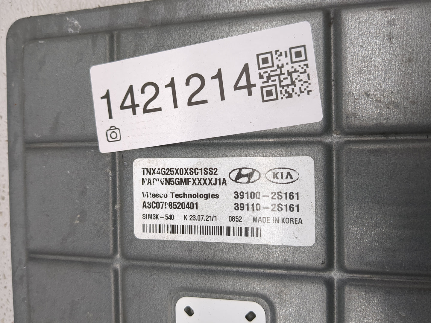 2022 Hyundai Tucson PCM Engine Control Computer ECU ECM PCU OEM P/N:39110-2S161 Fits OEM Used Auto Parts - Oemusedautoparts1
