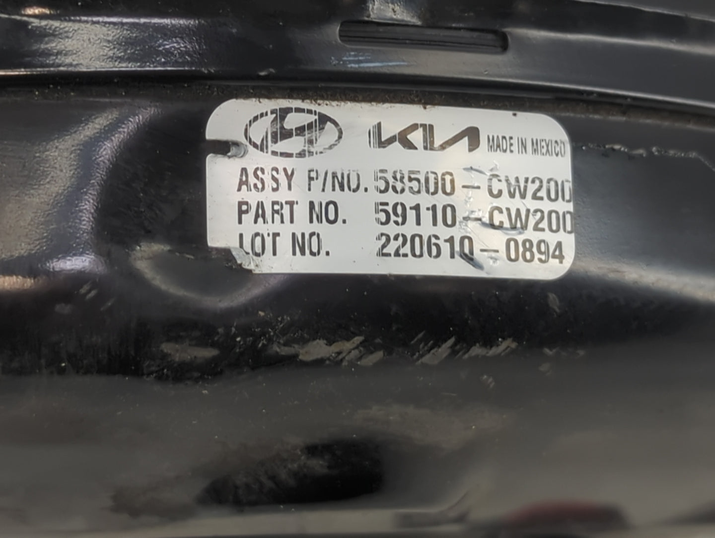 2022-2022 Hyundai Tucson Power Brake Booster Oem - Oemusedautoparts1.com