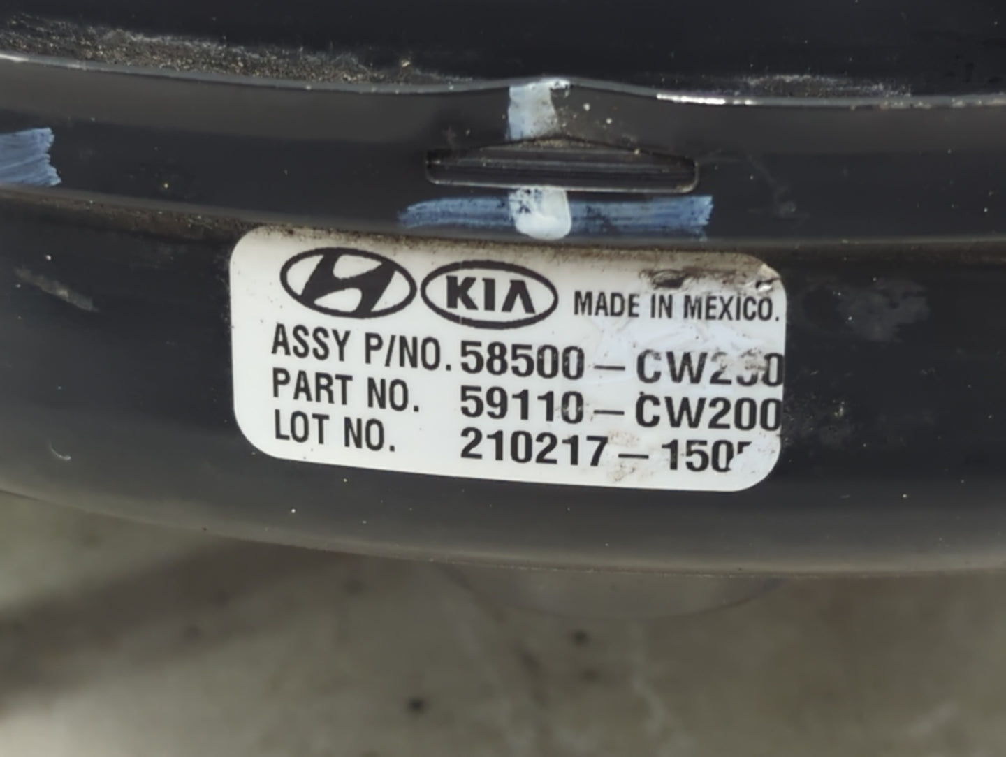 2022-2022 Hyundai Tucson Power Brake Booster Oem 1450549 - Oemusedautoparts1.com