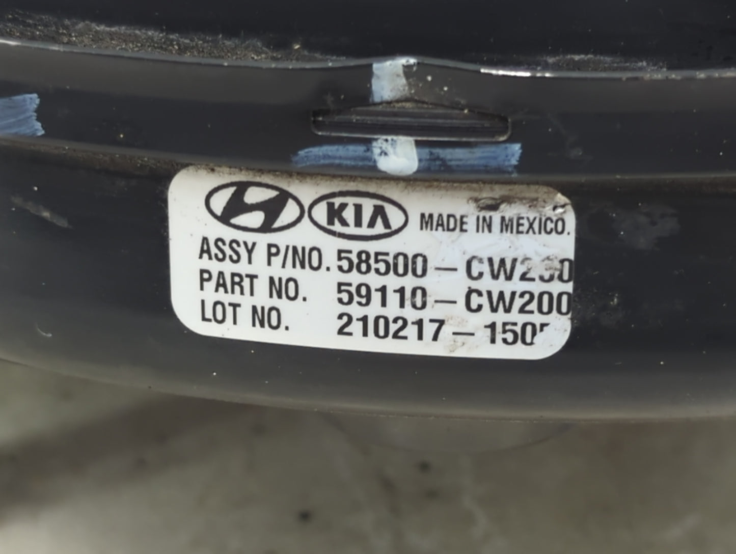 2022-2022 Hyundai Tucson Power Brake Booster Oem 1450549 - Oemusedautoparts1.com
