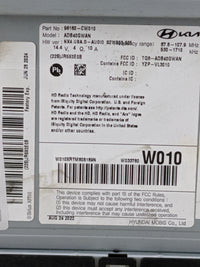 2022 Hyundai Tucson Radio AM FM Cd Player Receiver Replacement P/N:96160-CW010 ADB40GWAN, TQ8-ADB40GWAN, YZP-VL3010 Fits OEM