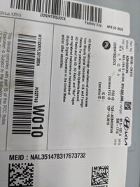 2022 Hyundai Tucson Radio AM FM Cd Player Receiver Replacement P/N:96160-CW010 ADB40GWAN, TQ8-ADB40GWAN, YZP-VL3010 Fits OEM