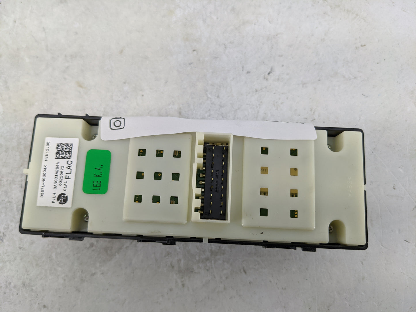2022 Hyundai Tucson Master Power Window Switch Replacement Driver Side Left P/N:93571-N9300MX SAN0D1A254A Fits OEM Used Auto