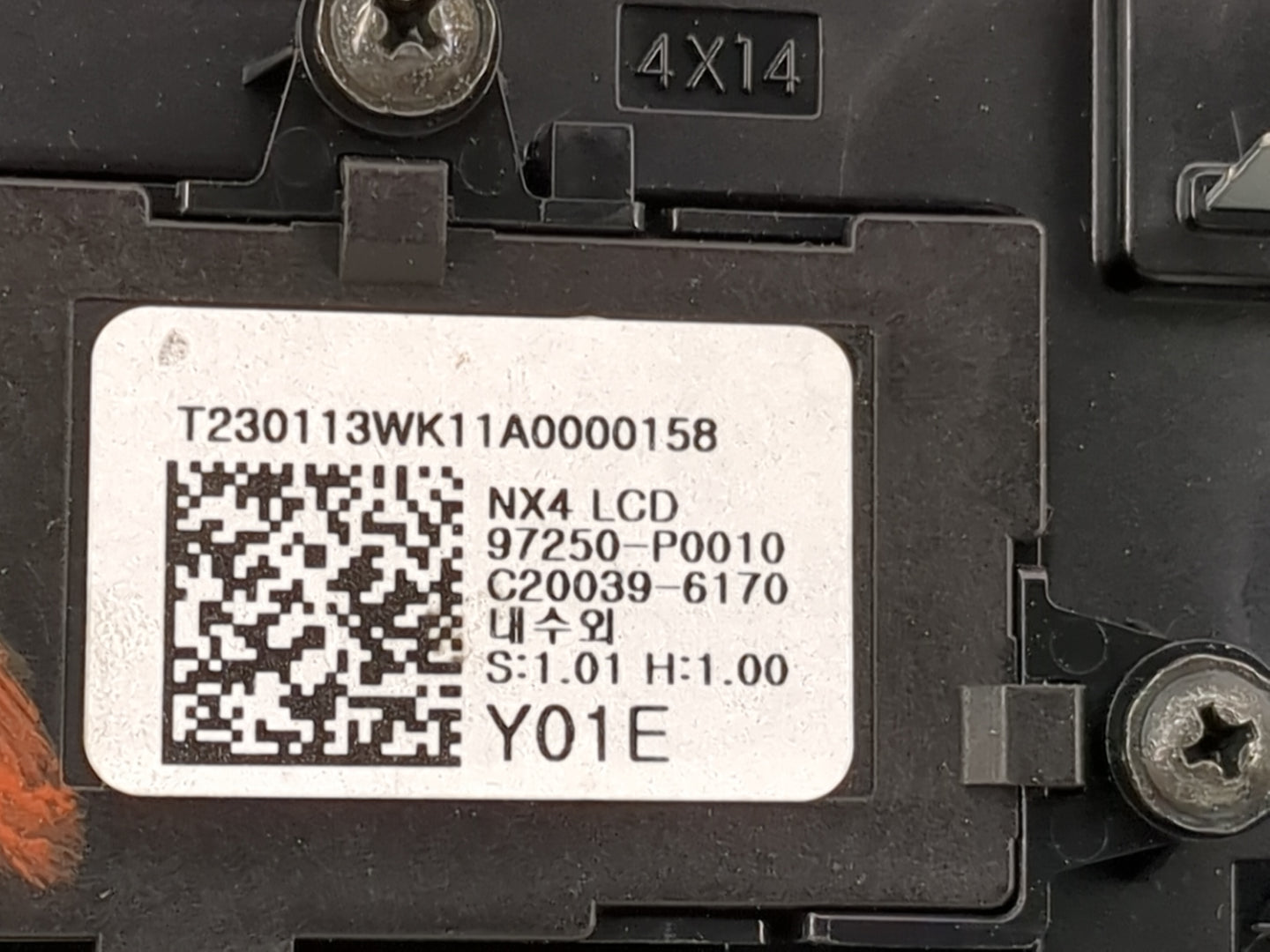 2022 Hyundai Tucson Climate Control Module Temperature AC/Heater Replacement P/N:97250-P0010 Fits OEM Used Auto Parts - Oemu