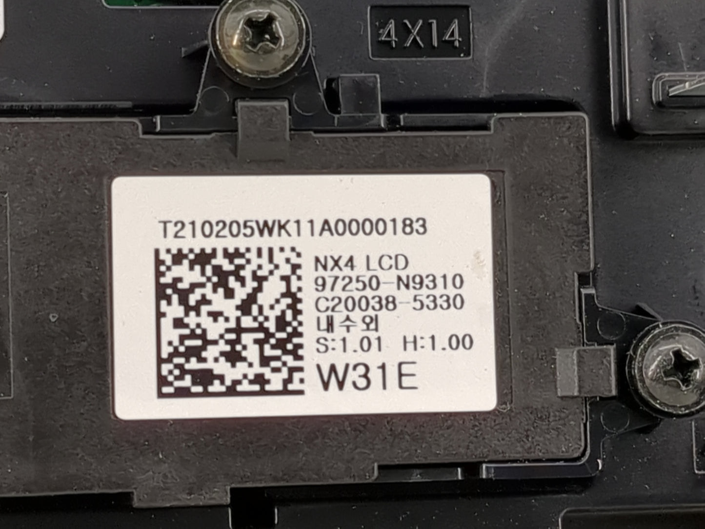 2022 Hyundai Tucson Climate Control Module Temperature AC/Heater Replacement P/N:97250-N9310 C20038-5330 Fits OEM Used Auto 