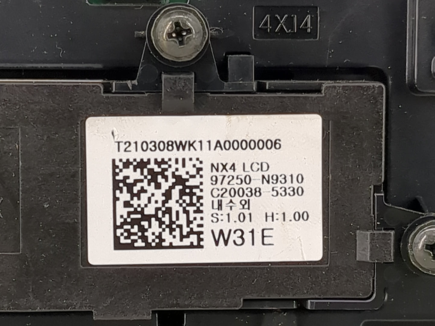 2022 Hyundai Tucson Climate Control Module Temperature AC/Heater Replacement P/N:97250-N9310 C20038-5330 Fits OEM Used Auto 