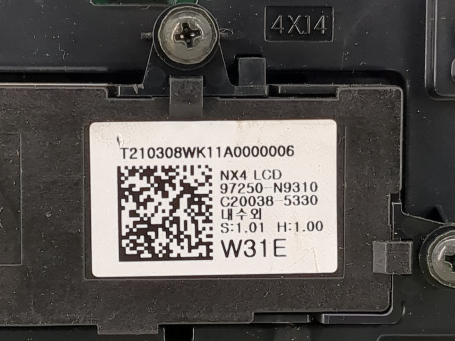 2022 Hyundai Tucson Climate Control Module Temperature AC/Heater Replacement P/N:97250-N9310 C20038-5330 Fits OEM Used Auto 