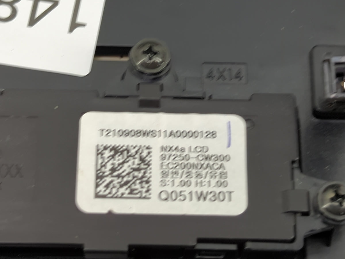 2022 Hyundai Tucson Climate Control Module Temperature AC/Heater Replacement P/N:97250-CW300 EC200NXACA Fits OEM Used Auto P