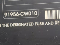 2022 Hyundai Tucson Fusebox Fuse Box Panel Relay Module P/N:91956-CW010 18980-10003 Fits OEM Used Auto Parts - Oemusedautopa