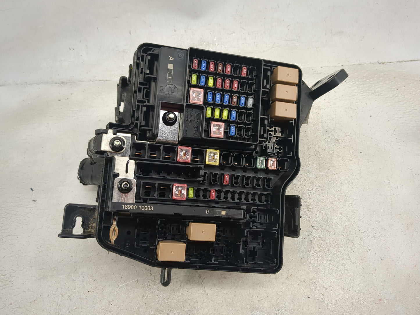 2022 Hyundai Tucson Fusebox Fuse Box Panel Relay Module P/N:18980-10003 91956-N9020 Fits OEM Used Auto Parts - Oemusedautopa