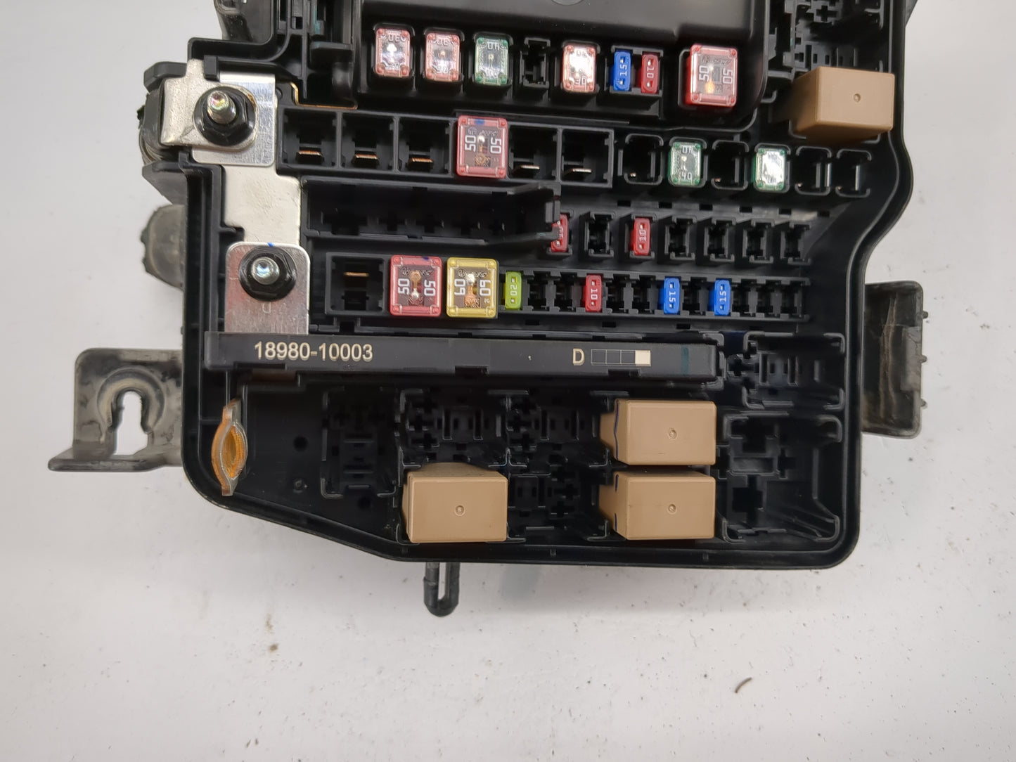 2022 Hyundai Tucson Fusebox Fuse Box Panel Relay Module P/N:18980-10003 91956-CW010 Fits OEM Used Auto Parts - Oemusedautopa