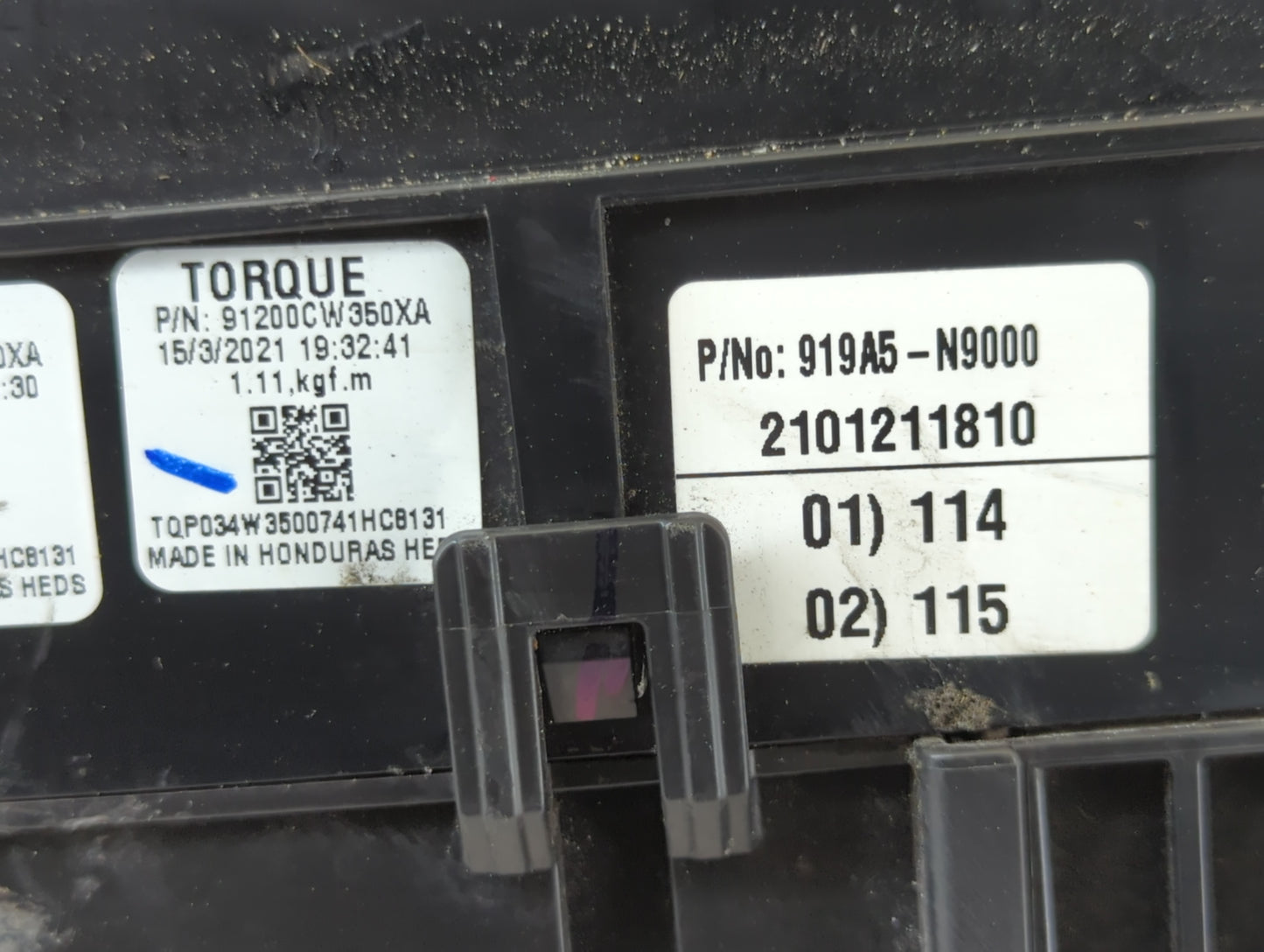 2022 Hyundai Tucson Fusebox Fuse Box Panel Relay Module P/N:919A5-N9000 Fits OEM Used Auto Parts - Oemusedautoparts1.com