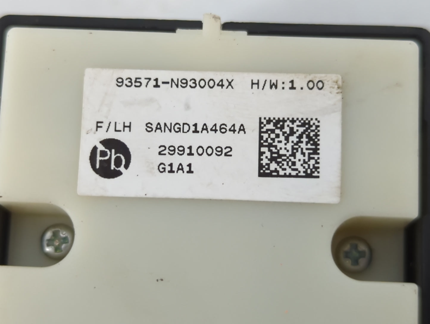 2022 Hyundai Tucson Master Power Window Switch Replacement Driver Side Left P/N:93571-N93004X PA6-GF30 Fits OEM Used Auto Pa