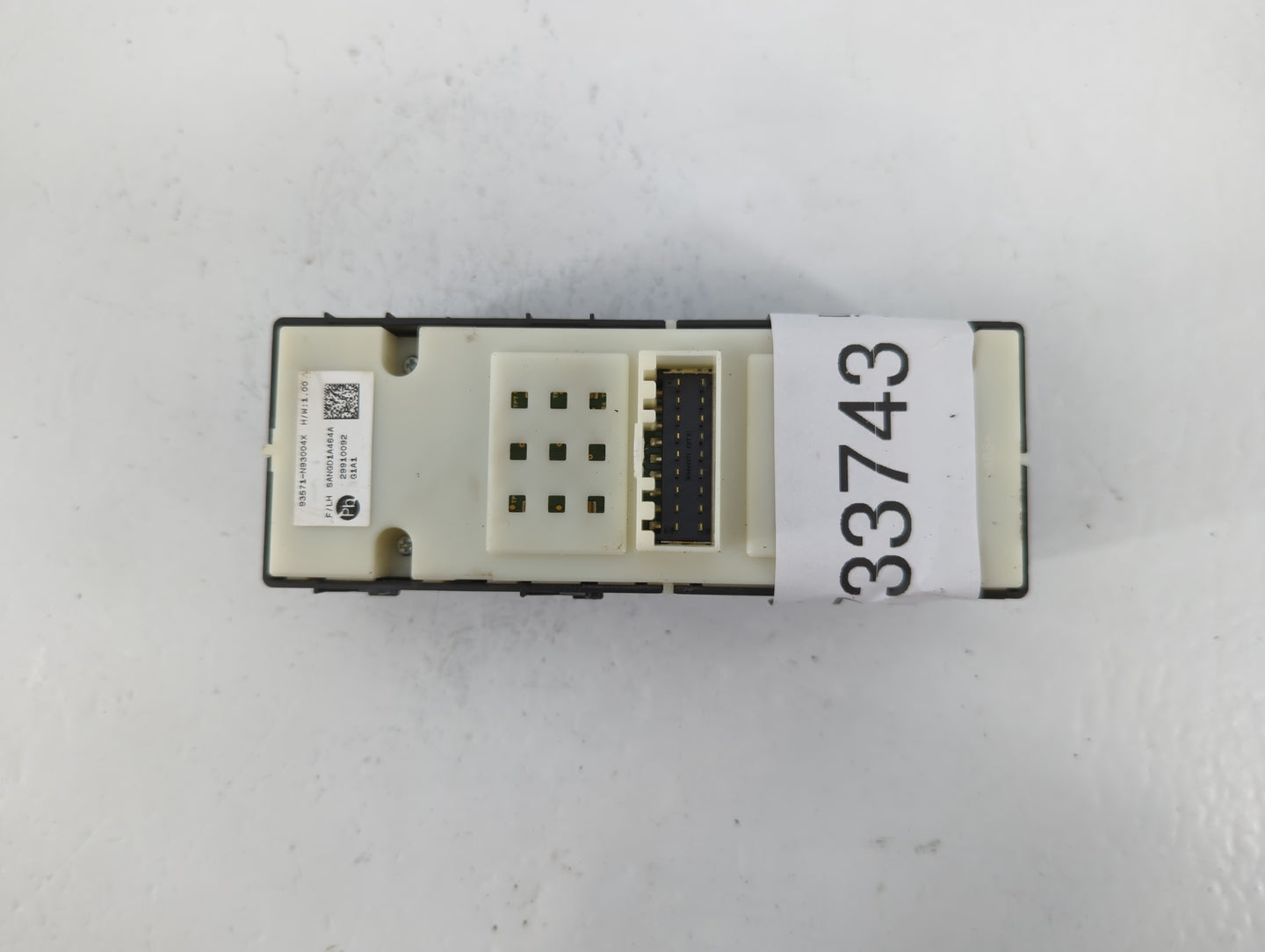 2022 Hyundai Tucson Master Power Window Switch Replacement Driver Side Left P/N:93571-N93004X PA6-GF30 Fits OEM Used Auto Pa