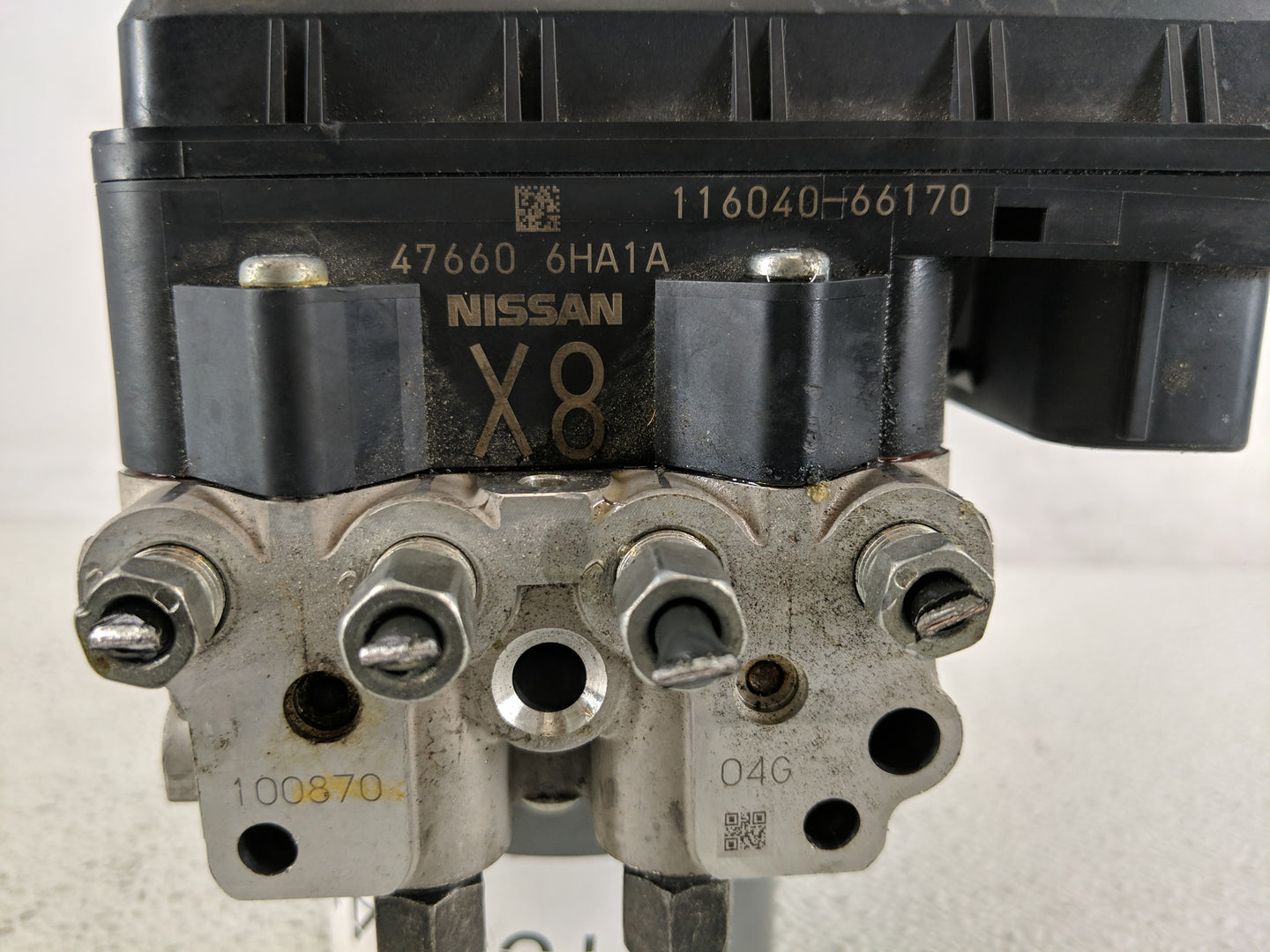 2020 Infiniti Q50 ABS Pump Control Module Replacement P/N:47660 6HA1A 116040-66170 Fits OEM Used Auto Parts - Oemusedautopar