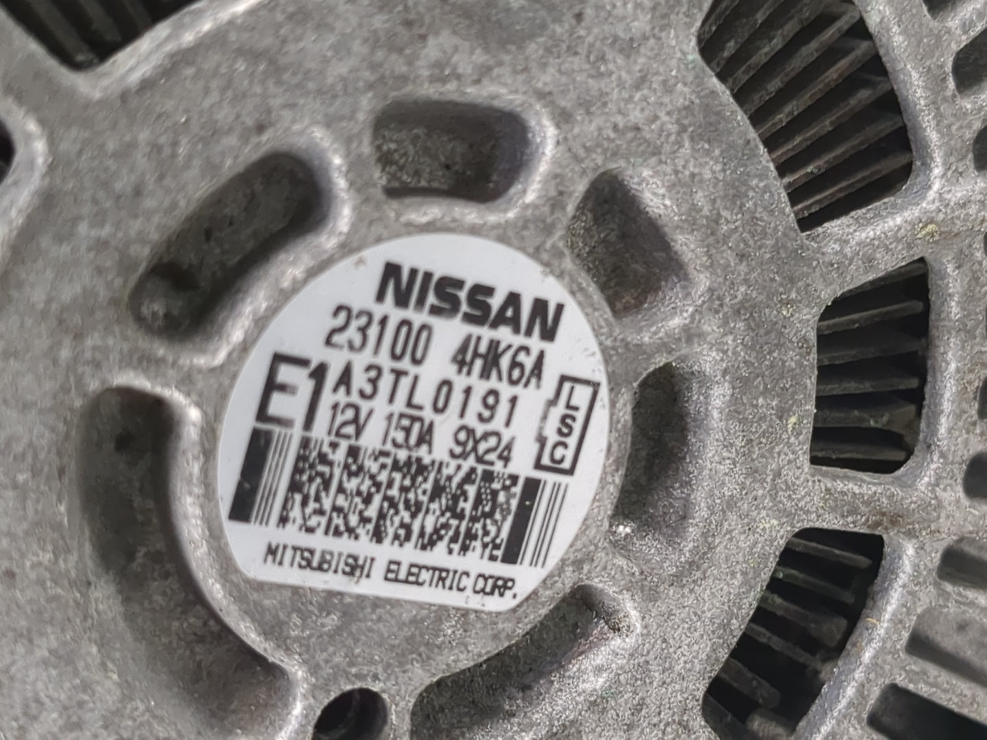 2016-2020 Infiniti Q50 Alternator Replacement Generator Charging Assembly Engine OEM P/N:23100 4HK6A Fits OEM Used Auto Part