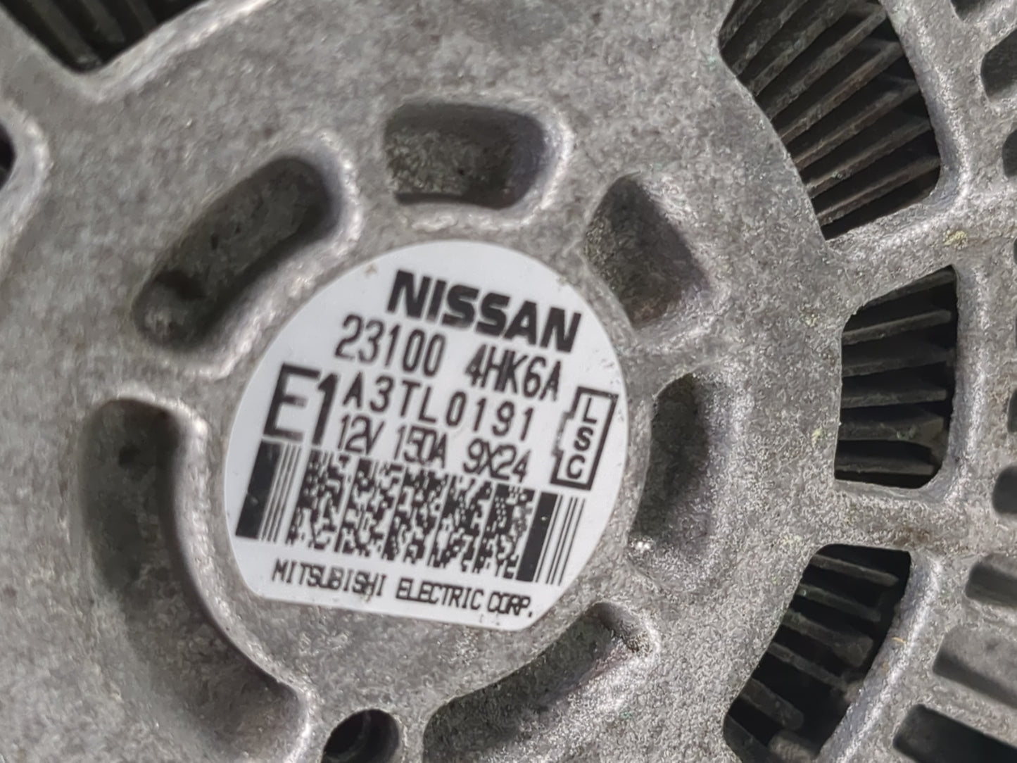 2016-2020 Infiniti Q50 Alternator Replacement Generator Charging Assembly Engine OEM P/N:23100 4HK6A Fits OEM Used Auto Part