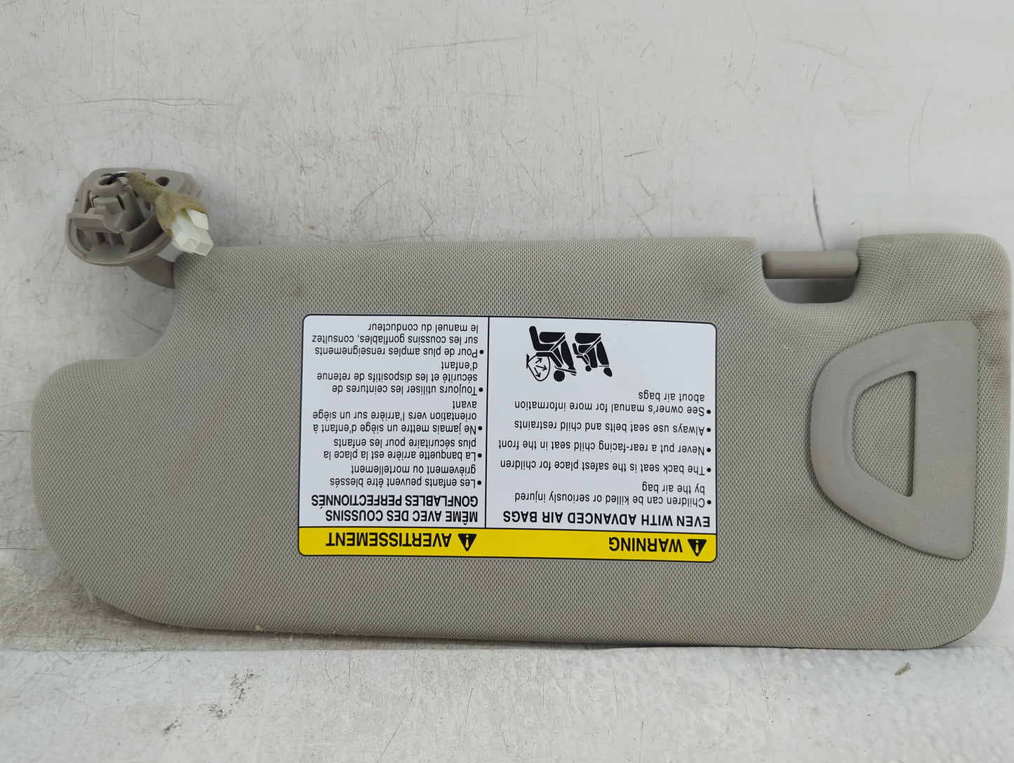 2014-2020 Infiniti Q50 Sun Visor Shade Replacement Passenger Right Mirror Fits Fits 2014 2015 2016 2017 2018 2019 2020 OEM U